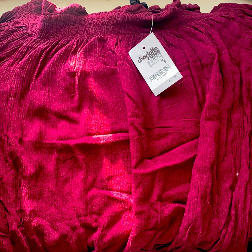 Off the shoulder blouse